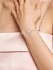 June Gift Wrapping Included Women's Bracelet, Moonstone, Birthstone, 2-Row, Flower, Silver, Female, Accessory, Birthday, Mother's Day, Christmas,