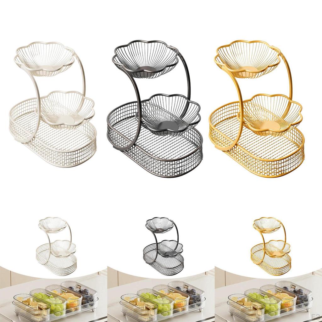 Metall-Obstkorb für Küchenarbeitsplatten, Obst und Gemüse, Ideal für Esstische
