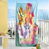Little Pony Personalized Text Beach Towel Super Soft Microfiber Quickdry Fabric