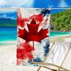 Canada Day Celebration Microfiber Beach Towel, Lightweight And Quick-Dry, for Summer Travel, Beach Essential, Swimming Pool Outdoor