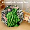8‑Rib Automatic Umbrella, Billie Eilish Design Foldable Umbrella for Sun Rain Protection Travel