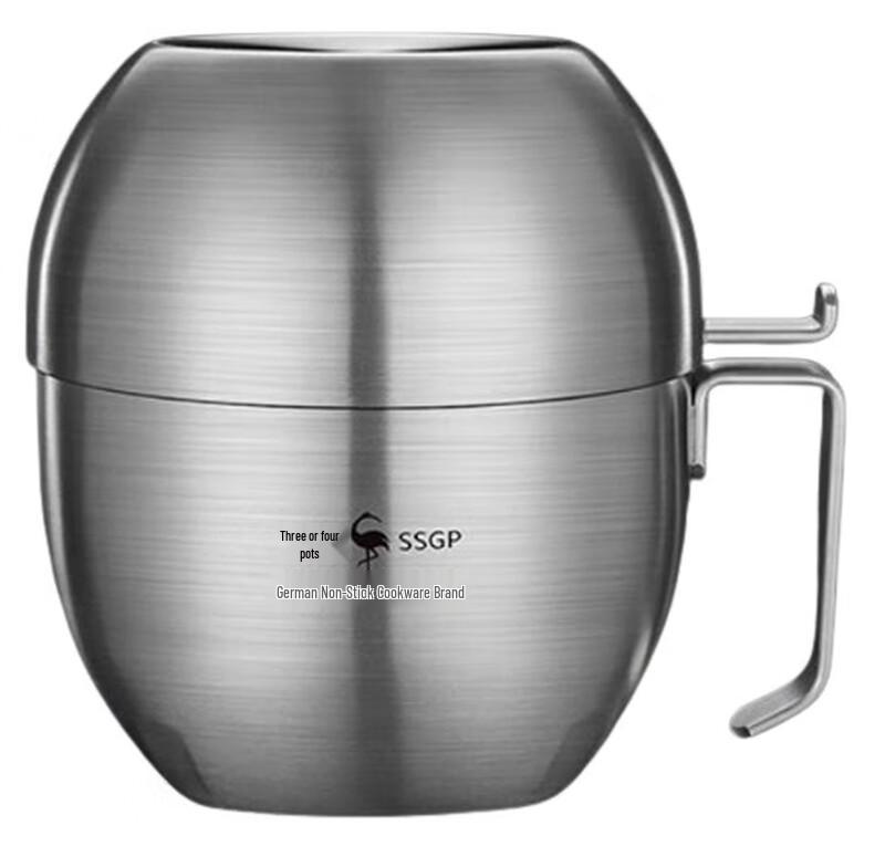 304 Stainless Steel Insulated Lunch Bowl with Handle