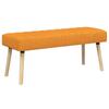 Channel Tufted Bench Dark Yellow 110 X 40 X 46 Cm Fabric