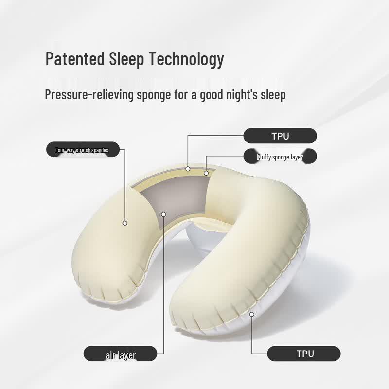 Naturehike Press-Type Inflatable Travel U-Pillow