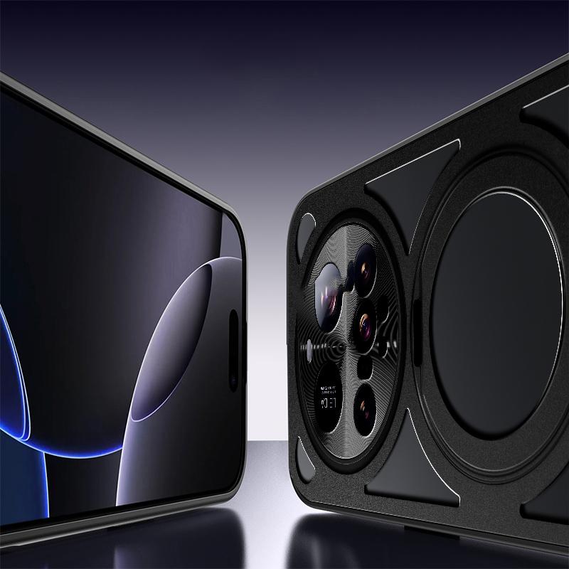 Magsafe Magnetische 360° drehbare Metallhalterung Ring Hohl Wärmeableitung Handyhülle Für XIaomi 15 Ultra 14 Pro Ultra Rückseite