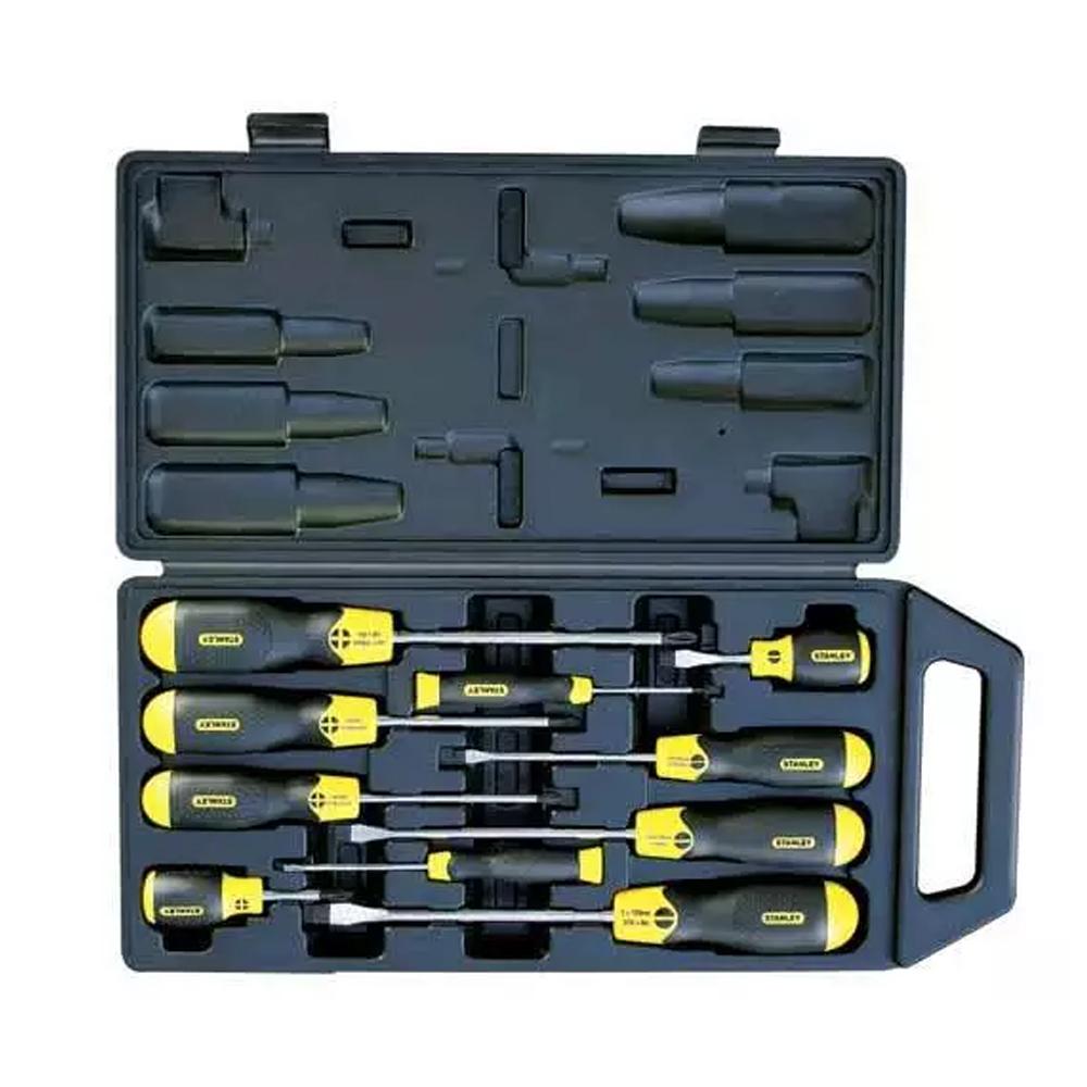 Stanley Cushion Grip Screwdriver Set (Pack of 10)