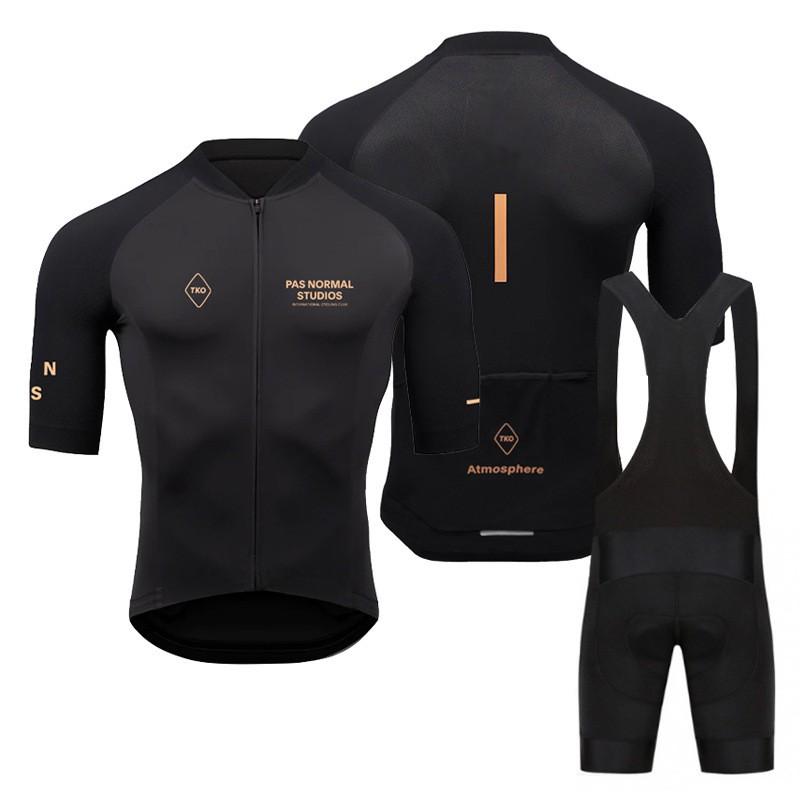 Mens Short Sleeve Cycling Jersey Set Team Edition Road Bikes Breathable