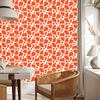 Cow Patches Wallpaper Peach, White and Cream for Living Room and Bedroom 50x1000
