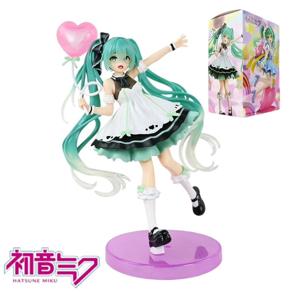 Hatsune Miku  Birthday Party Ver. Amp+ Figure 21Cm Pvc Anime Action Model Collectible Toy Gift In Stock