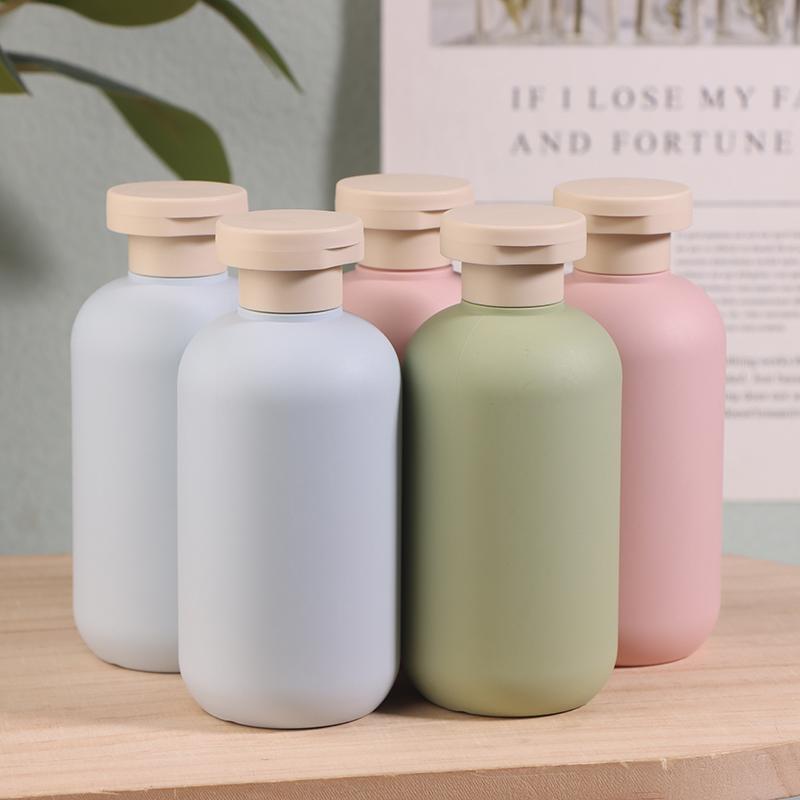 2 ks 100/200 ml Modrá Zelená Růžová Prázdná Plastová Pumpa Láhev na Mléko Šampon Láhev s Víčkem Nádoby na Kosmetiku Plnitelné Lahvičky