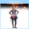 Halloween Human Skeleton Dress For Kids With Polyester Material For Party Cosplay