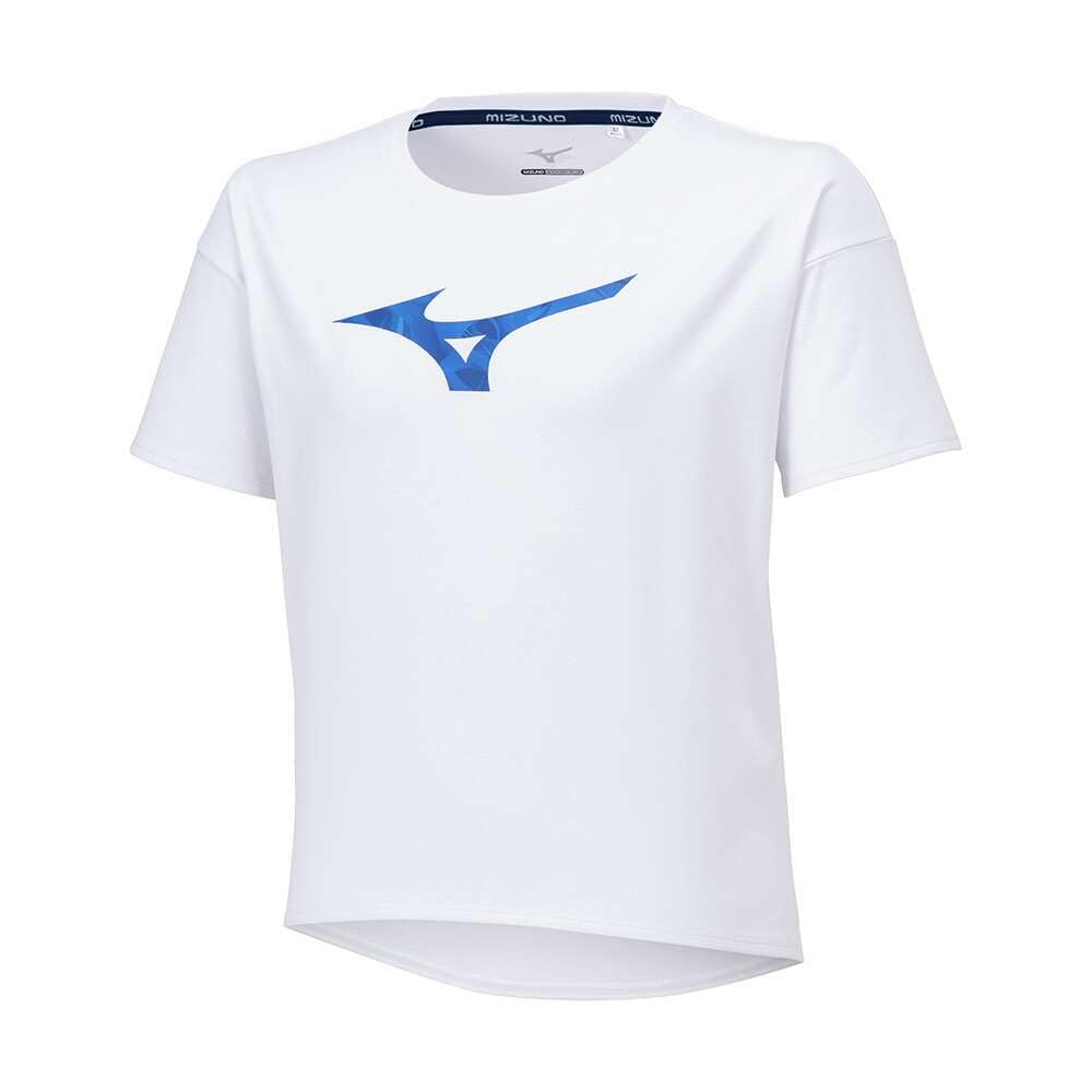 

Mizuno Women s MUGEN GRAPHIC Training T-Shirt, White, 32MAB813, Player-Specific Soft Dry Training Wear