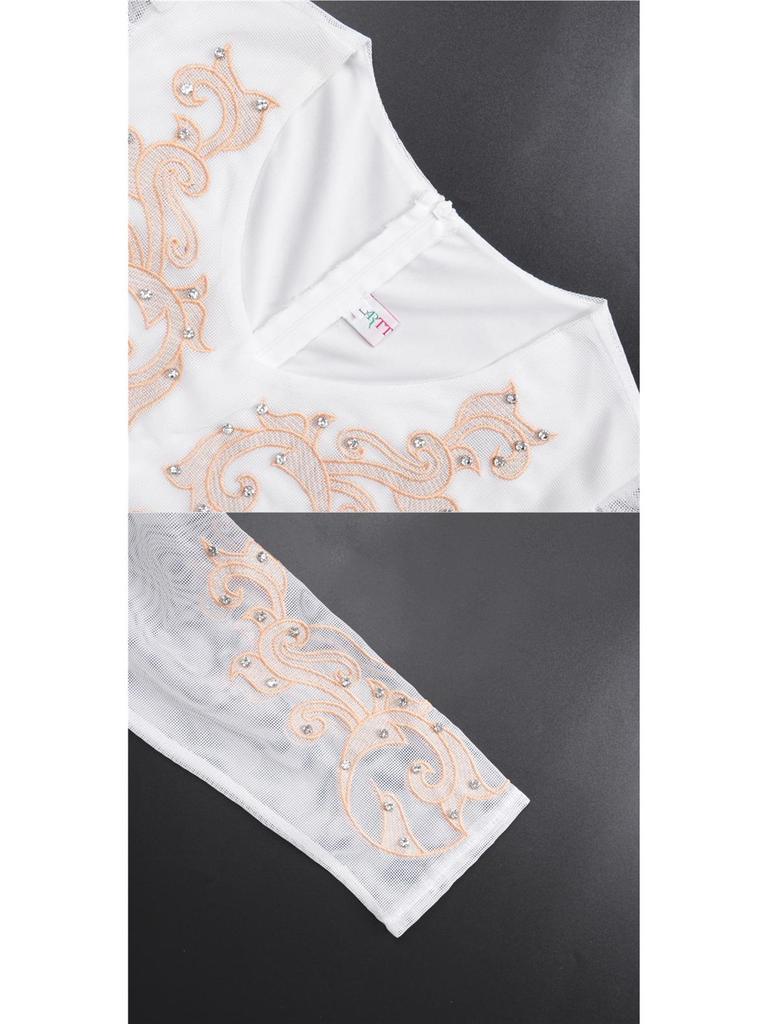 African Plus Size Rhinestone V-neck Formal Dress