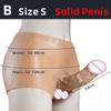 Hollow/Solid Silicone Realistic Dildo Black Pants For Men Super Soft Masturbator Strapon Penis Pants Sex Toys For Men Lesbian