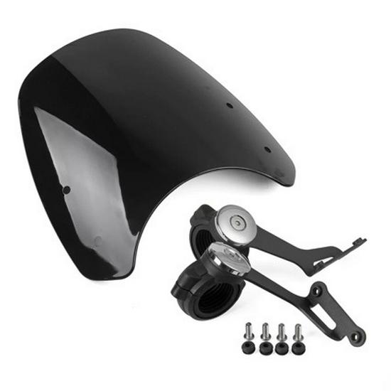 Harley Dyna/Softail Motorcycle Windshield with Mount