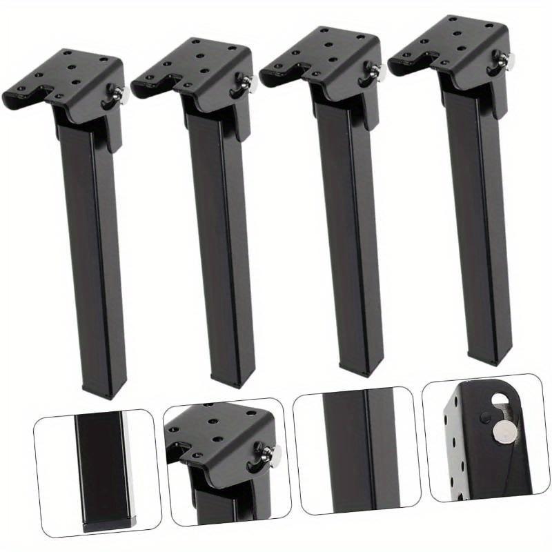 4 peças Pernas de Mesa Dobráveis Metal Pesado Pés de Mesa Cabelo de Vaso Conjunto Pernas de Móveis Dobráveis Pés Pernas de Mesa Dobráveis para Laptop Pés de Mesa de Centro de Substituição