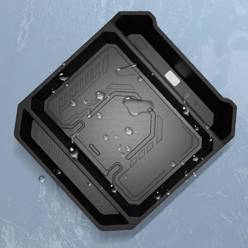 ABS Center Console Storage Tray for Vehicle Waterproof Organizer Improving Efficiency Quick Install