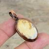 Maligano Jasper Pendant Copper Pendant Unique Design Jewelry Handmade Gemstone Pendant Dainty Pendant Electroformed Jewelry Engagement Gifts