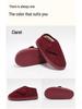 Winter Non-Slip Cotton Slippers for Middle-aged and Elderly - Plush, Warm, Thick Sole for Men and Women