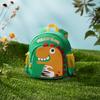 Kindergarten girls yellow duck schoolbag cartoon backpack traction anti-lost breathable children's backpack