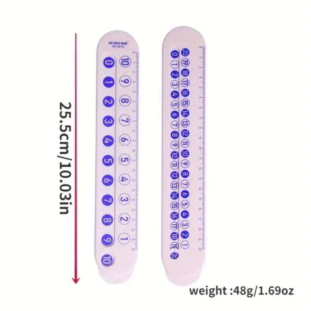 Enlightenment Aid Straight Ruler Early Education Student Ruler Number Decomposition Ruler  Students