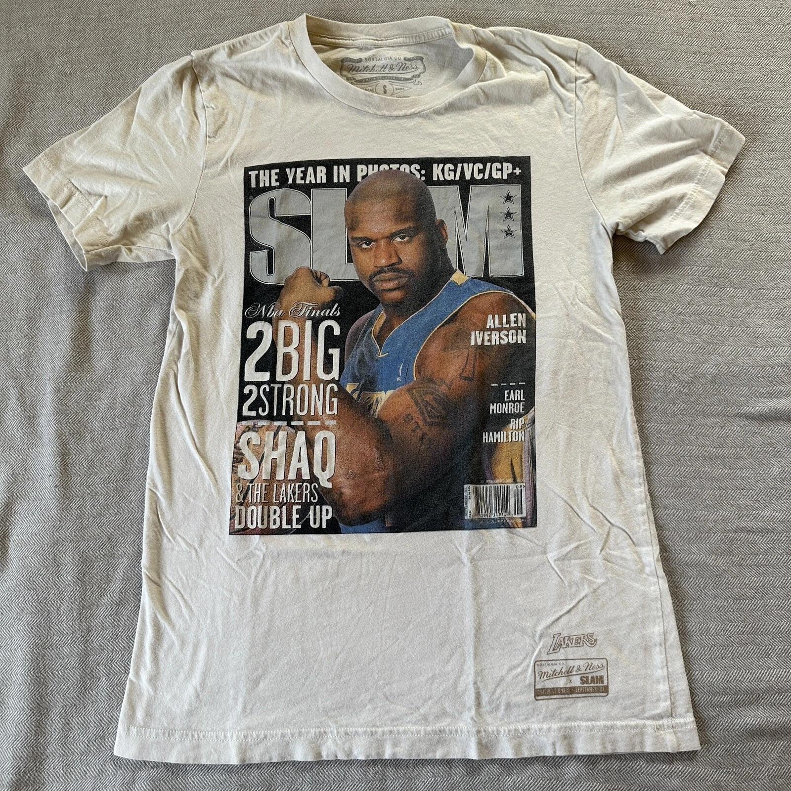 Футболка Шакил О Нил Лейкерс Mitchell & Ness Обложка журнала Slam Размер S 2XL