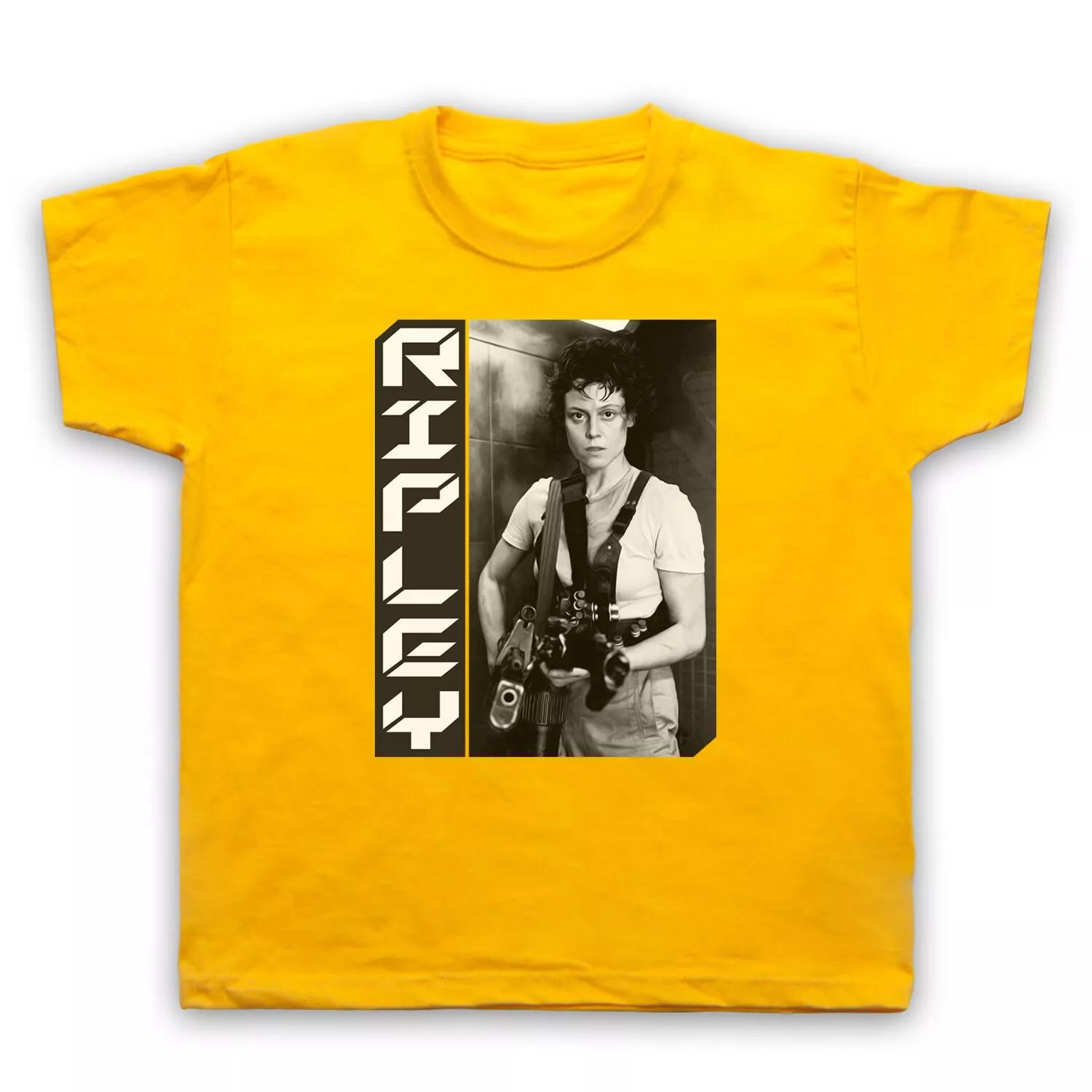 Alien Ripley Tribute Aliens Sci Fi Horror Kids Unisex T-shirt All Colours Sizes 140