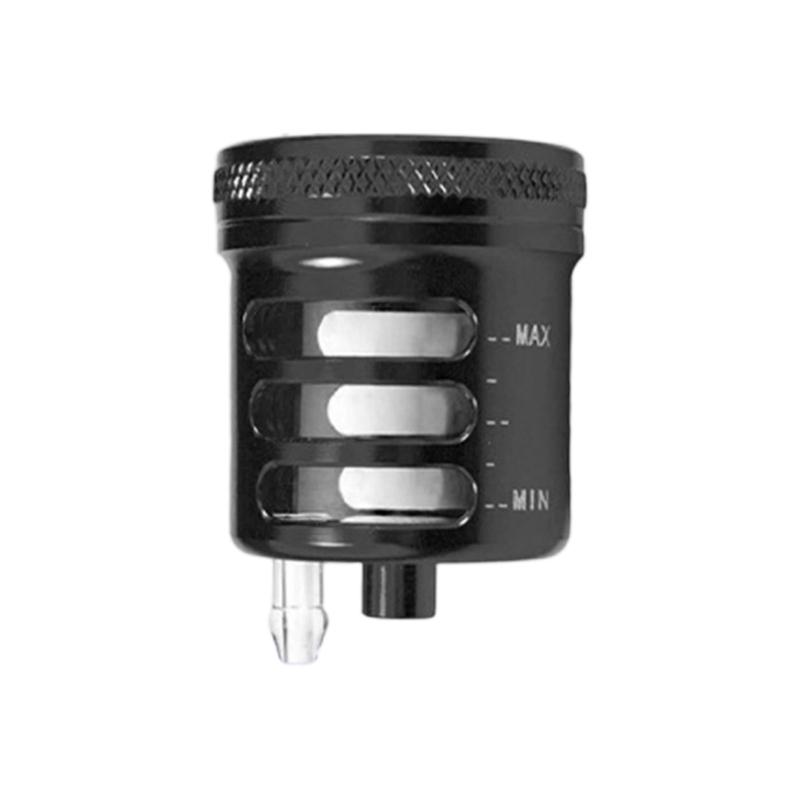 

Motorcycle Aluminum Brake Fluid Reservoir Oil Cup Universal Replacement Part Rustproof Cylinder Oil Cup чорний