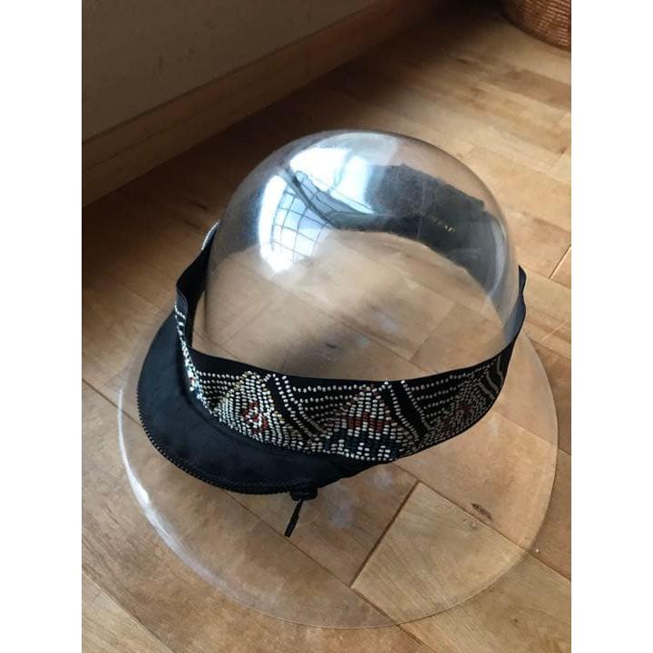 Used [Good condition/rare] KAPITAL Capital handwritten sun visor with storage zip F