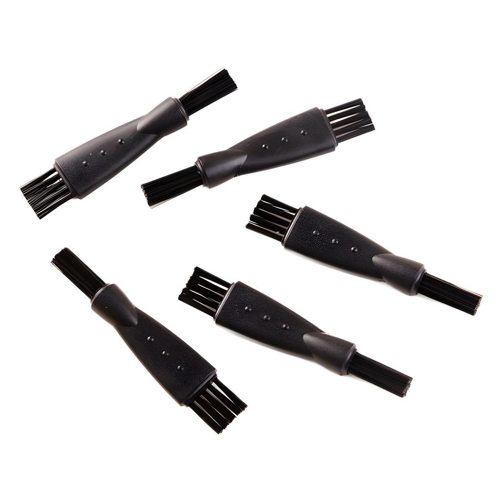 Čisticí kartáček s dvojitou hlavou na holicí strojek a zastřihovač - Nástroj pro odstraňování prachu pro malé spotřebiče