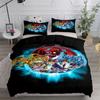 Comfortable Anime Print Duvet Cover Set With Duvet Cover And Pillowcases King Queen Twin Sizes For All Ages