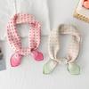Fashion Polka Dot Bow Square Scarf For Neck And Head