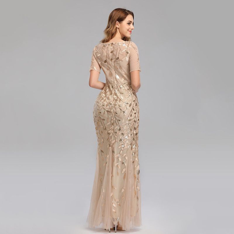 Club Dress Sequin Maxi Birthday Party Evening Dress European and American Style Dress