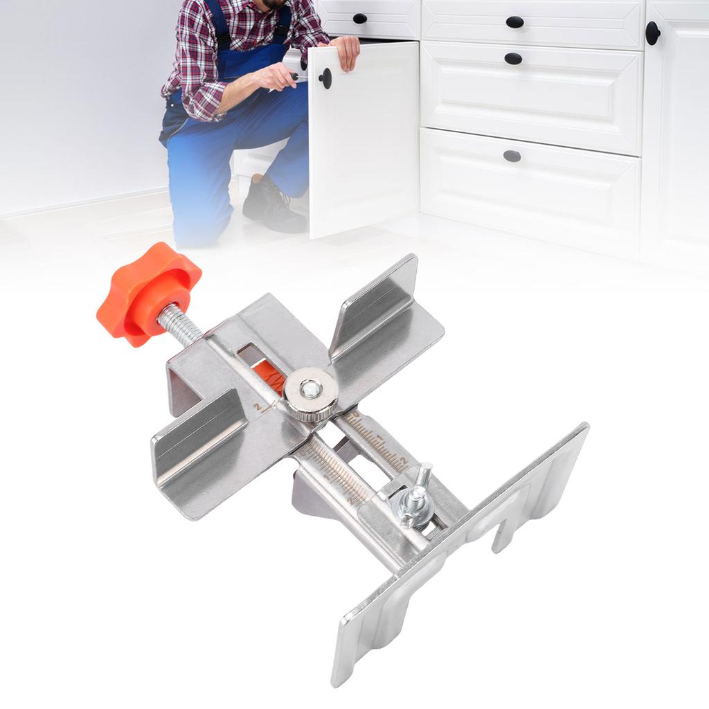 Cabinet Door Installation Positioner Stainless Steel   Cabinet Mounting Jig 10-38mm Clamping Range