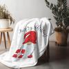 Tuniu Cute Christmas Gnome Throw Blanket Soft Plush Warm Cozy Gift for Kids & Adults Home Decor