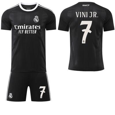 2025-26 Real Madrid Black Training/keeper Jersey #9 Mbappé #7 Vinícius Football Jerseys