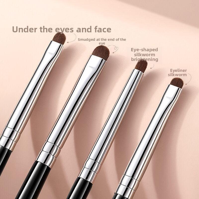 4/1PCS Eye Makeup Fine Detail Brush Eye Tip Cone Small Brightening Eyeshadow Lower Eye Silkworm Press Eyeliner Eye End