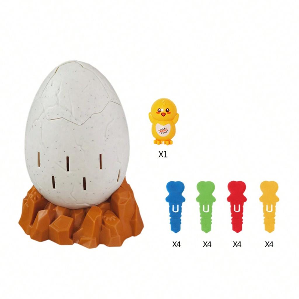 Non-Toxic Desktop Games Party Creative Prank Toys Four Pirate Bucket Dinosaur Chicken Duck Penguin Egg Toys