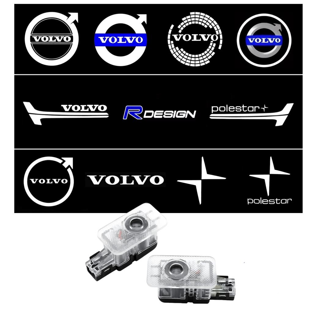 2PCs Car Door Light LED Welcome Laser Projector Logo Lamp Backlight For Volvo Rdesign V50 S60 XC60 S40 XC40 XC90 V6 Accesorios