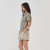 W String Short Sleeve Shirt