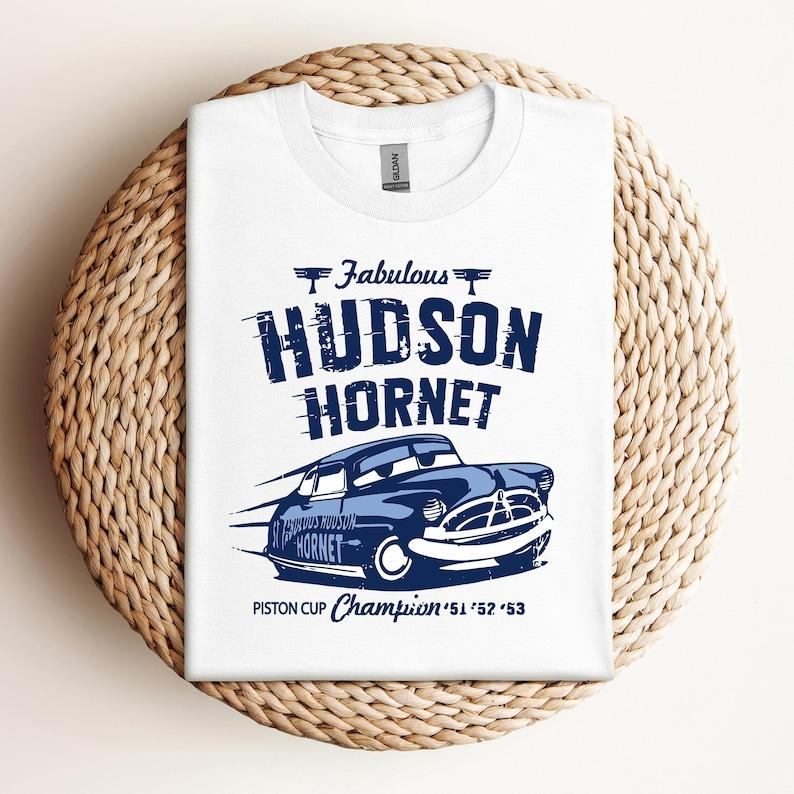 Disney Pixar Fabulous Hudson Hornet T-Shirt, Disney Cars Characters Shirt, Disney Birthday Party, Disneyland Trip Family Matching Outfits 100