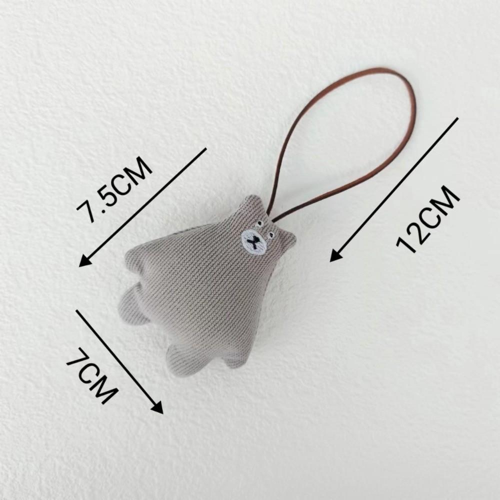 Cloth Material Bag Charms Animal Design Backpack Decoration Phone Lanyard For Girls