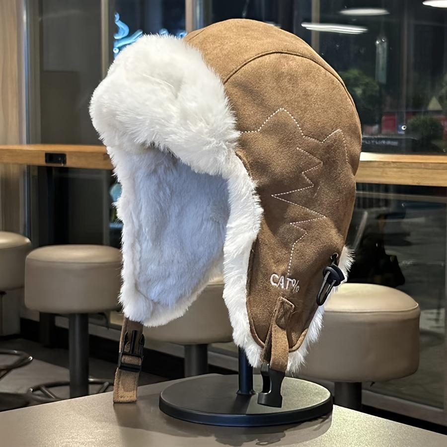 

2025 Зимняя бархатная теплая велосипедная уличная шапка-ушанка от холода, для альпинизма и катания на лыжах, шапка-авиатор