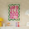 Modern Love Is 2-4-1 Cocktails Love Is All The Small Things Quotes Wall Art Prints Canvas Painting Poster Pictures Living Room