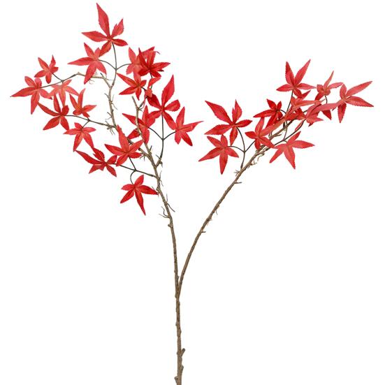 Artificial Autumn Maple Leaf Plastic Good Detail Vivid No Watering No Wither Halloween Atmosphere Arrangement Autumn Leaf Imitation Adult Sex Wear