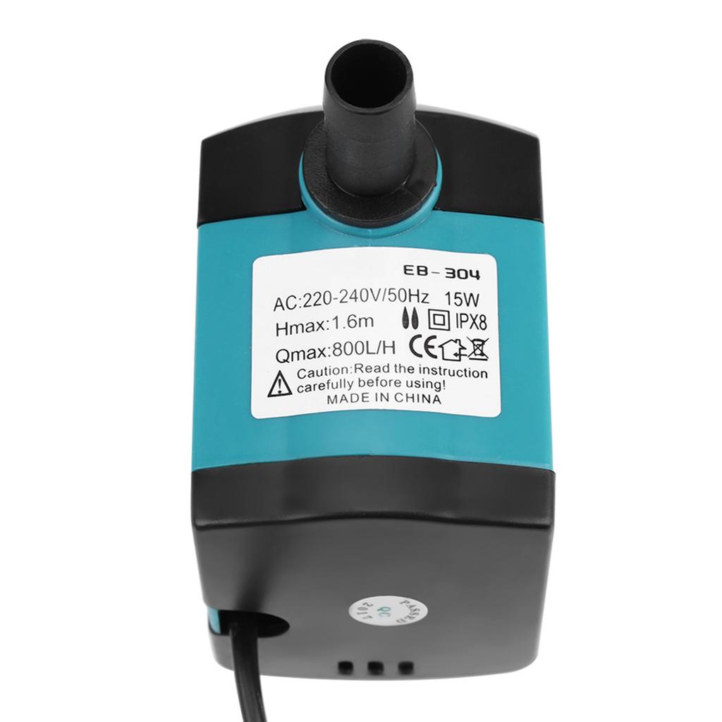 Ultra Leise Tauchwasserpumpe Fischteich Aquarium Tank Springbrunnen 15w