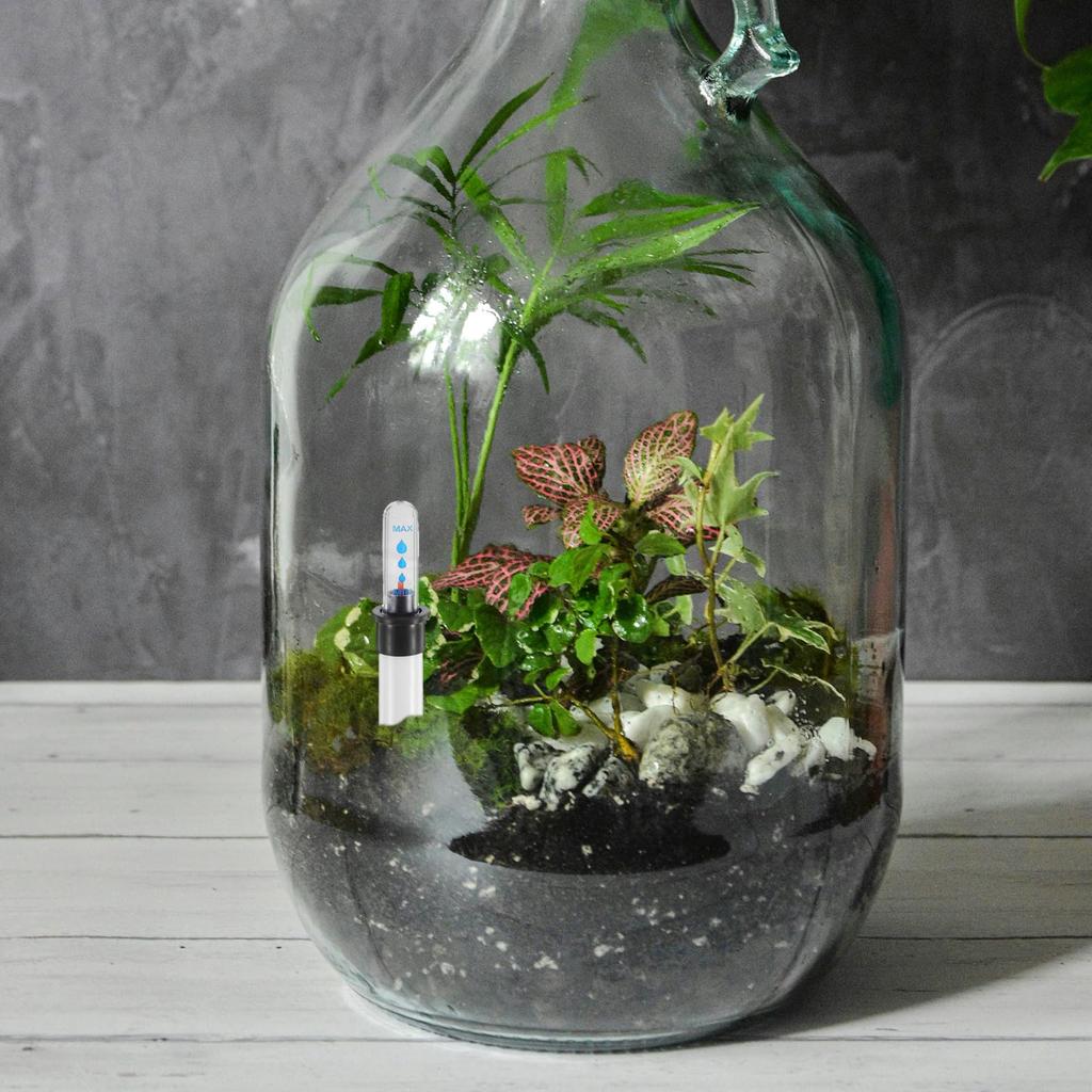 Blumentopf Wasserstandsanzeiger Schwimmer Transparente Röhre Wasserstandsanzeiger für Innen Außen Garten Blumen Pflanzgefäß Überwachung