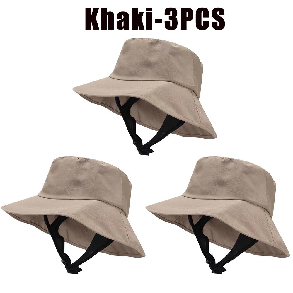 UPF50+ Beach Surf Bucket Hat Mesh Breathable Sun Hat Men Women Outdoor Fishing Cap Chin Adjustable Cap Water Sport Cap Sombrero