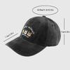 Los Angeles Slogan Baseball Cap Vintage Embroidery Solid Color Washed Distressed Hats Lightweight Adjustable  Women Hat