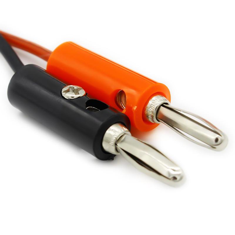 Alligator Cilp To 4mm Banana Plug Test Cable Lead Connector Dual Tester Probe Crocodile Wires Clip For Multimeter Measure Tool